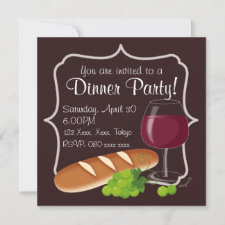 Invitación Fiesta de la cena