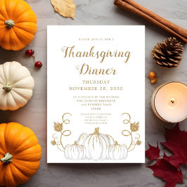 Invitación Fiesta de la cena de Acción de Gracias de la Calab