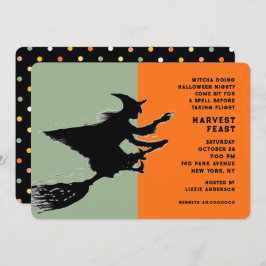 Invitación Fiesta de la cena de Halloween