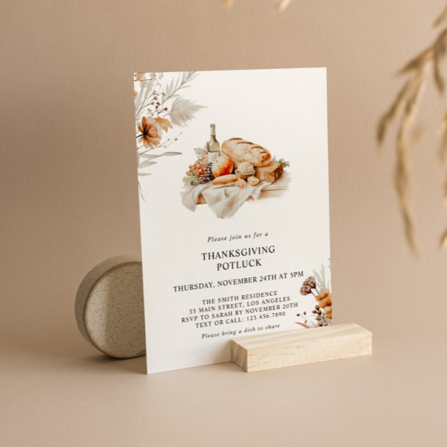 Invitación Fiesta de la cena de la cena de la fiesta de graci (Subido por el creador)