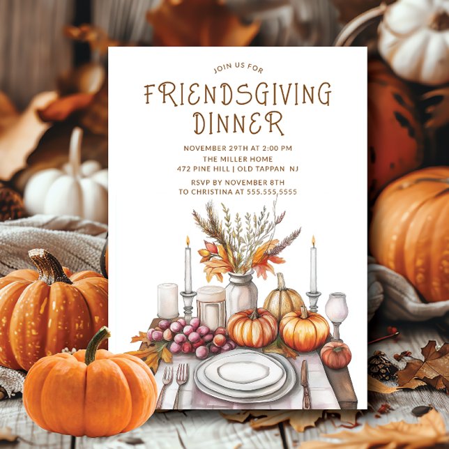 Invitación Fiesta de la cena Rustic Friendding (Subido por el creador)