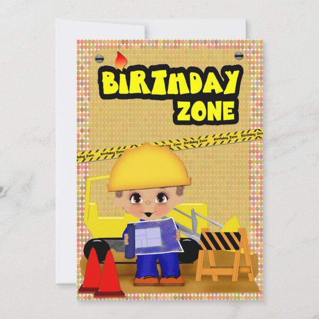 Invitación Fiesta de la construcción (Anverso)