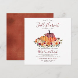 Invitación Fiesta de la Cosecha de Otoño, Fiesta de Otoño, Co