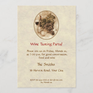 Invitación Fiesta de la degustación de vinos