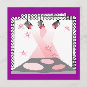 INVITACIÓN FIESTA DE LA DEMOSTRACIÓN DEL TALENTO DEL KARAOKE