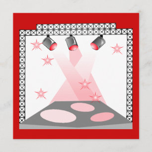 INVITACIÓN FIESTA DE LA DEMOSTRACIÓN DEL TALENTO DEL KARAOKE