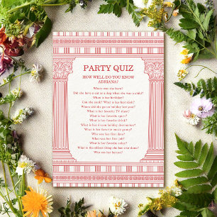 Invitación Fiesta de la diosa del test del Fiesta rosa con co