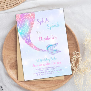 Invitación Fiesta de la diversión bajo el mar