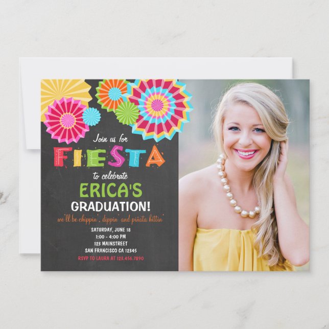 Invitación Fiesta de la Fiesta de la Fiesta de la Fiesta Mexi (Anverso)
