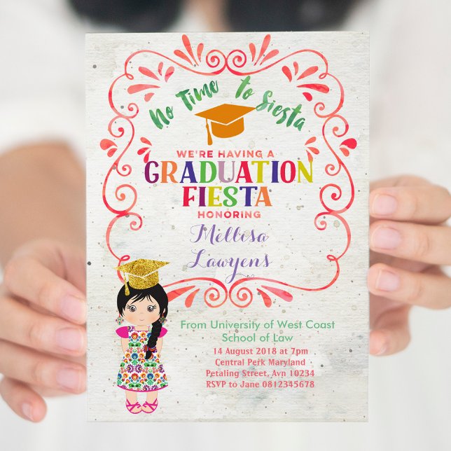 Invitación Fiesta de la Fiesta de la Graduación (Subido por el creador)