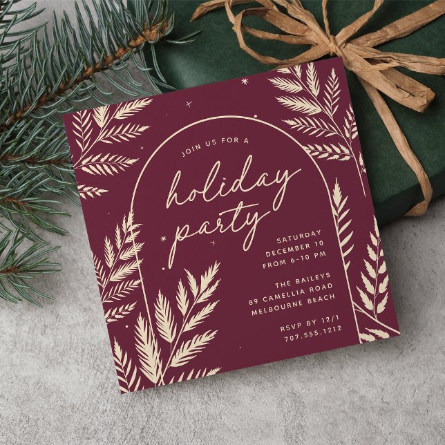 Invitación Fiesta de la Fiesta del Laurel de Invierno (Subido por el creador)