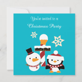 Invitación Fiesta de la Fiesta del Pingüino del Polo Norte