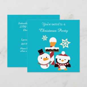 Invitación Fiesta de la Fiesta del Pingüino del Polo Norte