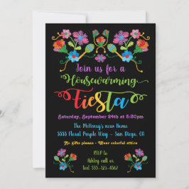 Invitación Fiesta de la Fiesta Mexicana de Barroidery