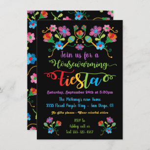 Invitación Fiesta de la Fiesta Mexicana de Barroidery
