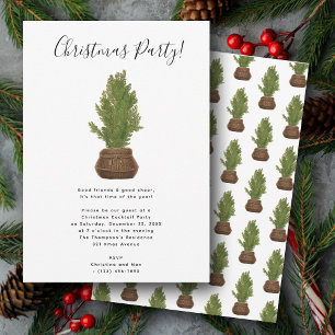 Invitación Fiesta de la Fiesta Rusa de Árbol de Navidad