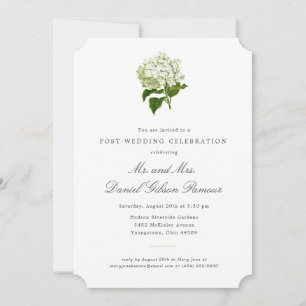 Invitación Fiesta de la Gran Hidrangea Blanca de la Posboda
