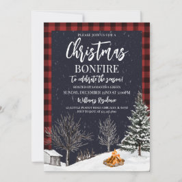 Invitación Fiesta de la hoguera de navidades