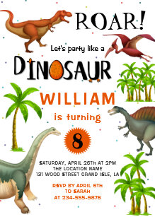 Invitaciones De Dinosaurios Zazzle Es Vectores, ilustraciones de stock sin royalties. invitaciones de dinosaurios zazzle es