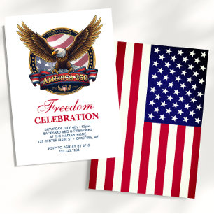 Invitación Fiesta de la Libertad del 250 Aniversario de EE. U