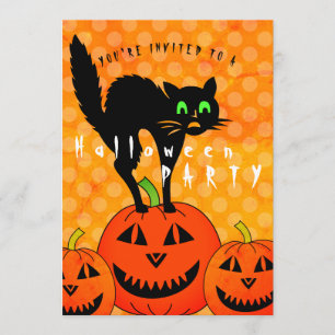 Invitación Fiesta de la linterna de Jack O de las calabazas