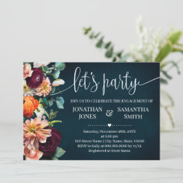 Invitación Fiesta de la Marina de Guerra Boda de Borgoña