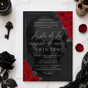 Invitación Fiesta de la Muerte de mis Veintes