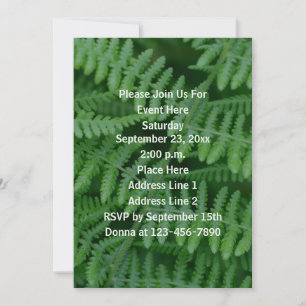 Invitación Fiesta de la naturaleza de los ferios verdes