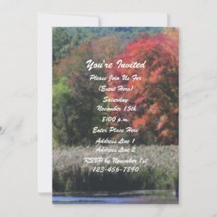 Invitación Fiesta de la Naturaleza de los Libros de Otoño