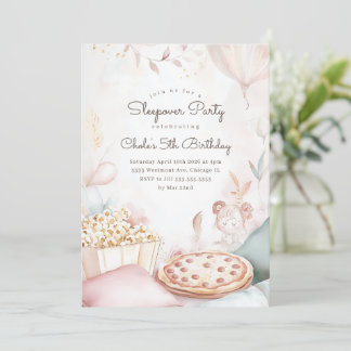 Invitación Fiesta de la noche de cumpleaños de la película Sl