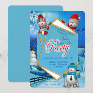 Invitación Fiesta de la Nochevieja