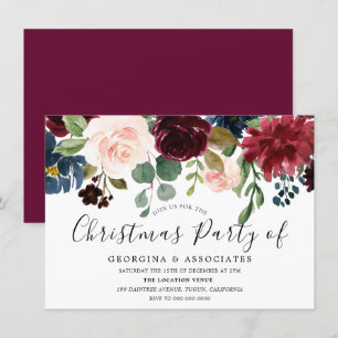 Invitación Fiesta de la Oficina de Trabajo del Vino Rojo de B