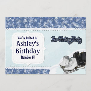 Invitación Fiesta de la piel azul