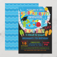 Fiesta de la piscina de graduación de jardines de 