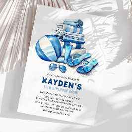 Invitación Fiesta de la piscina de Guay Dude