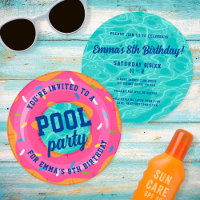 Fiesta de la piscina de metro interior de donut ro