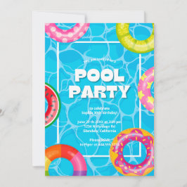 Invitación Fiesta de la Piscina de Palm Springs