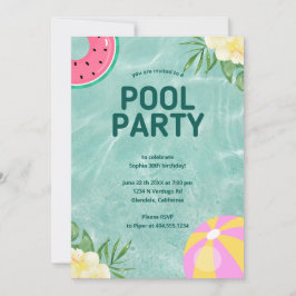 Invitación Fiesta de la Piscina de Palm Springs