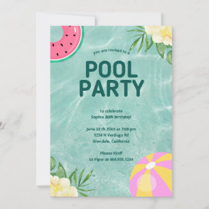 Invitación Fiesta de la Piscina de Palm Springs
