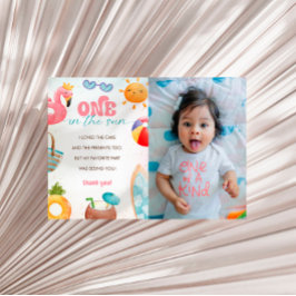 Invitación Fiesta de la piscina - Primer Fiesta de cumpleaños