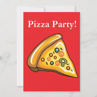 Invitación Fiesta de la pizza