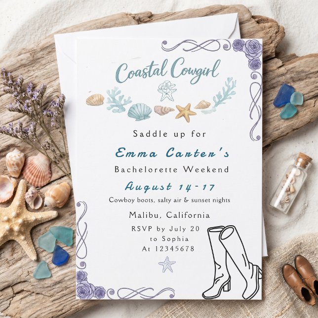 Invitación fiesta de la semana de despedida de soltera Cowgir (Subido por el creador)