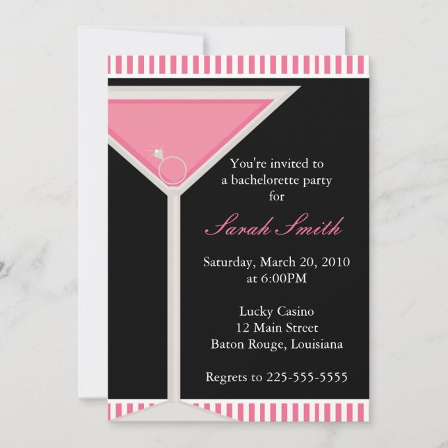 Invitación Fiesta de la soltera (Anverso)