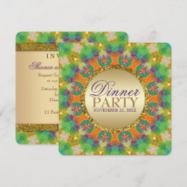 Invitación Fiesta de la Tribu Brillante Trip-Trop