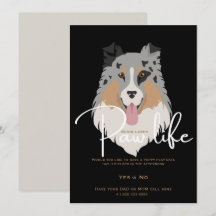 Fiesta de la vida de la pata del perrito lindo 