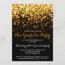 Fiesta de la víspera de Año Nuevo del Glam Black H