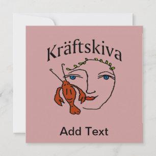 Invitación Fiesta de langostas, Kräftskiva