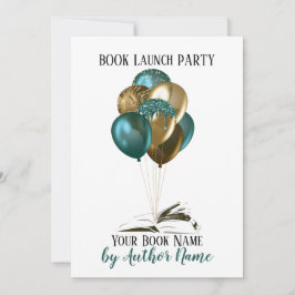 Invitación Fiesta de lanzamiento de libros