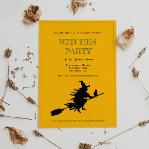 Invitación Fiesta de las brujas de Halloween