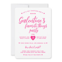 Fiesta de las cosas favoritas de Galentine